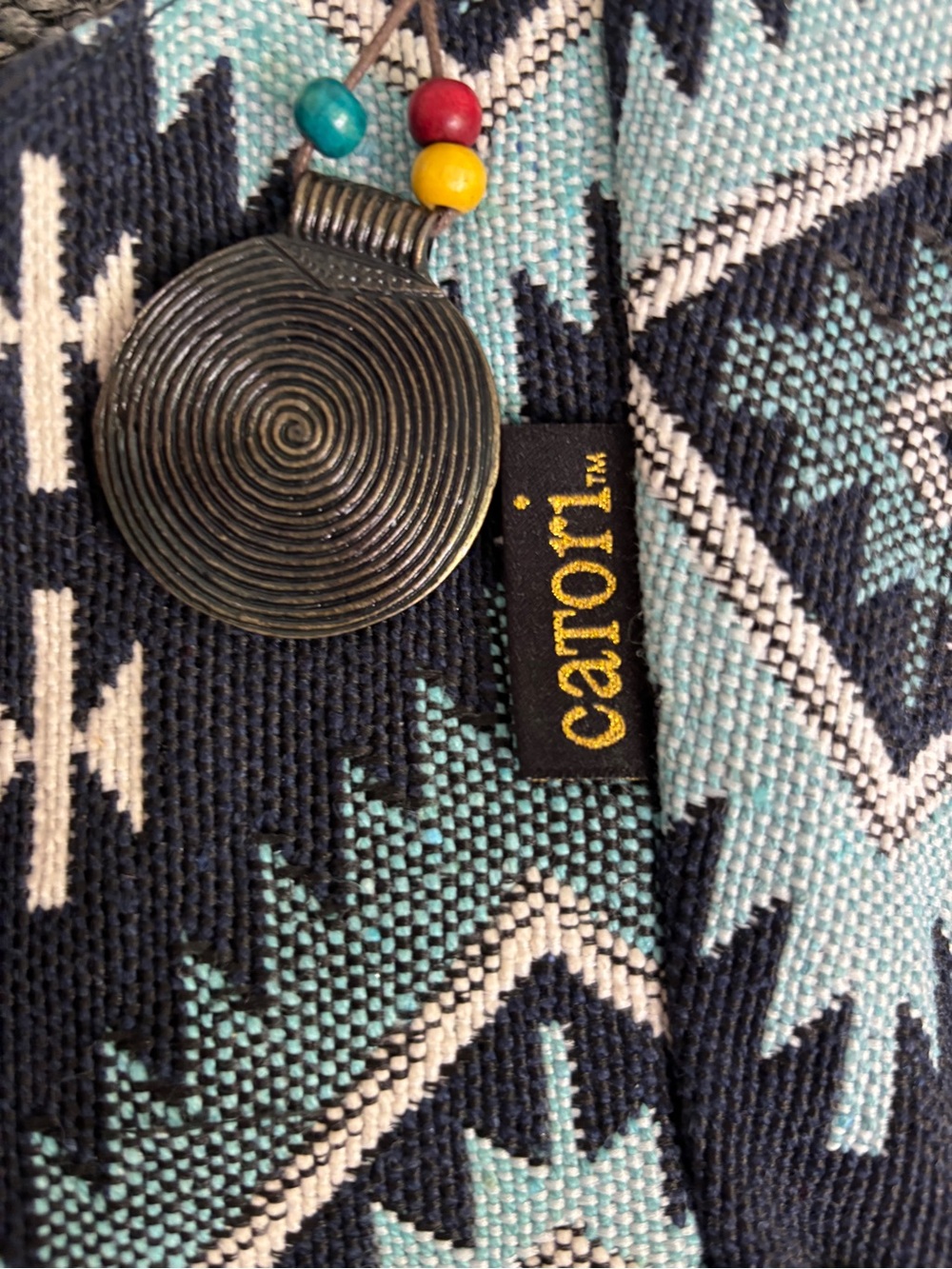 Aztec-Pattern Tote Bag - Picture 3 of 6
